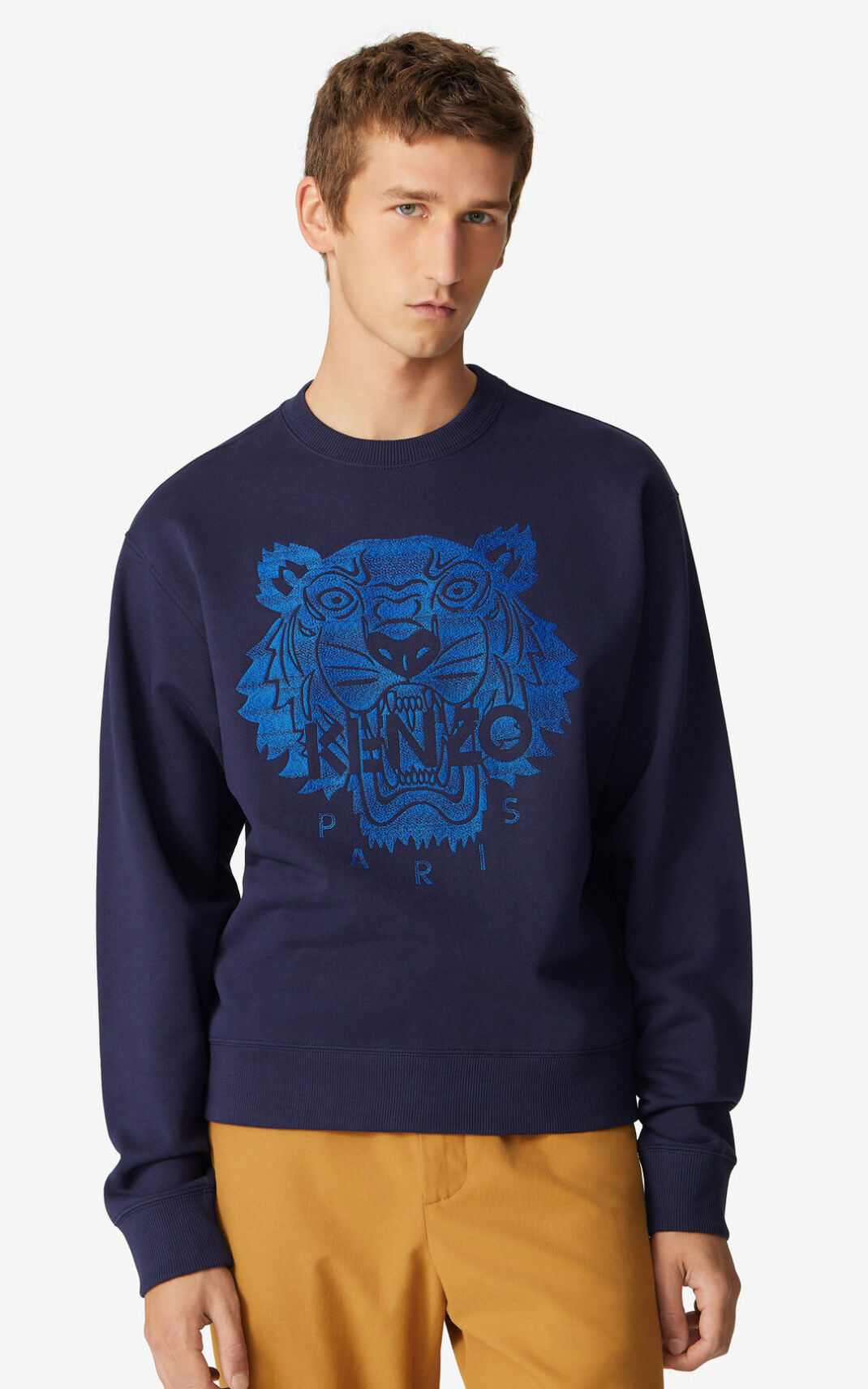 Sweat Kenzo Tiger Homme Bleu Marine Bleu | BMIL-20315